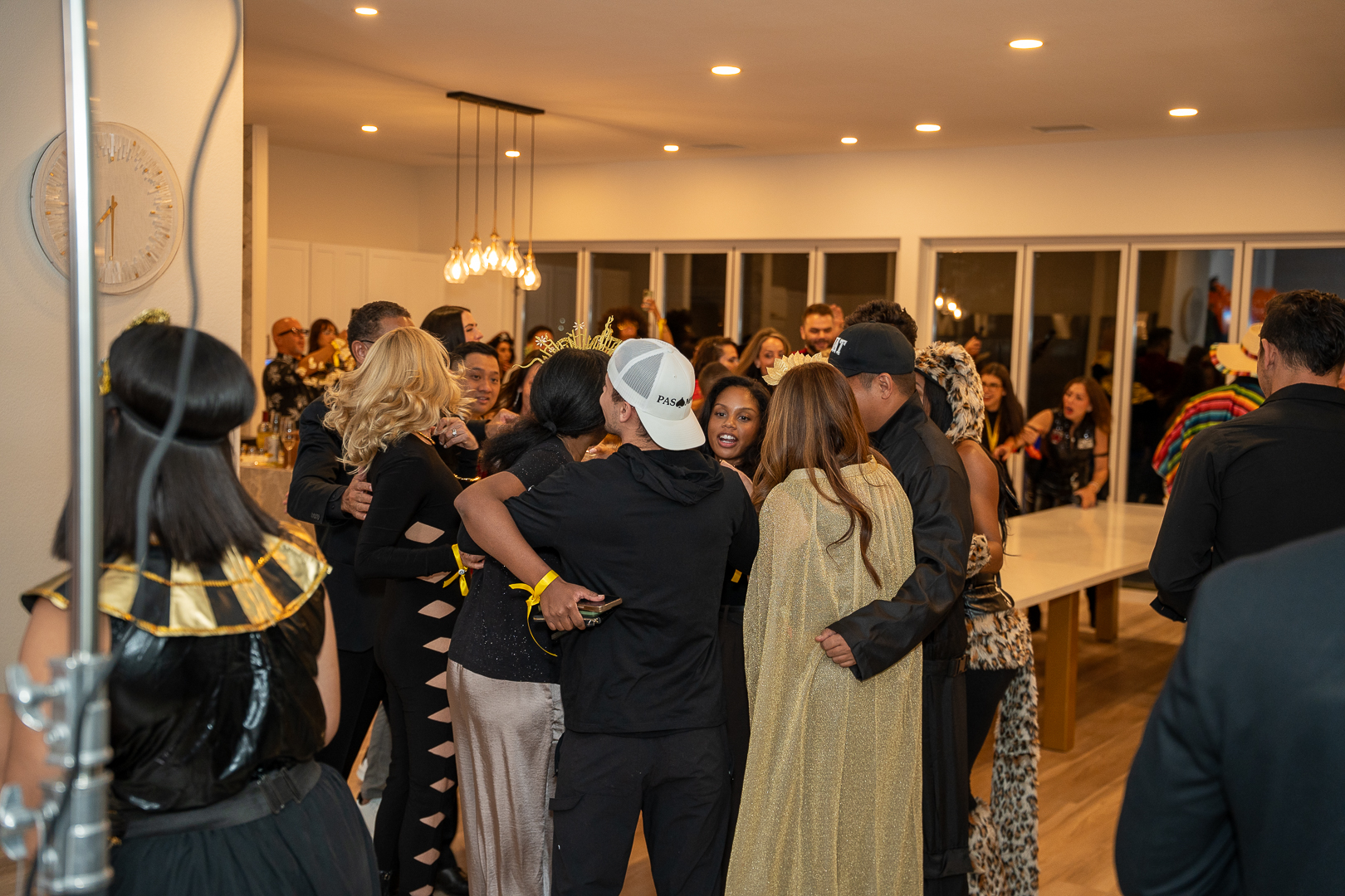 The REFC crowd gathered together for the anniversary celebration